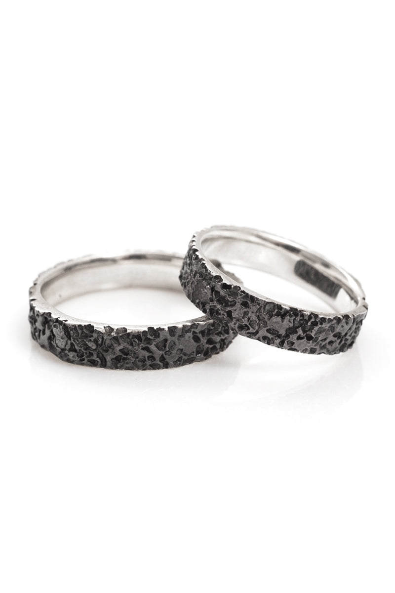 Verighete Aur Black Sand Print