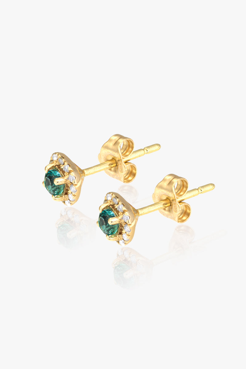 Precious Emerald Earrings
