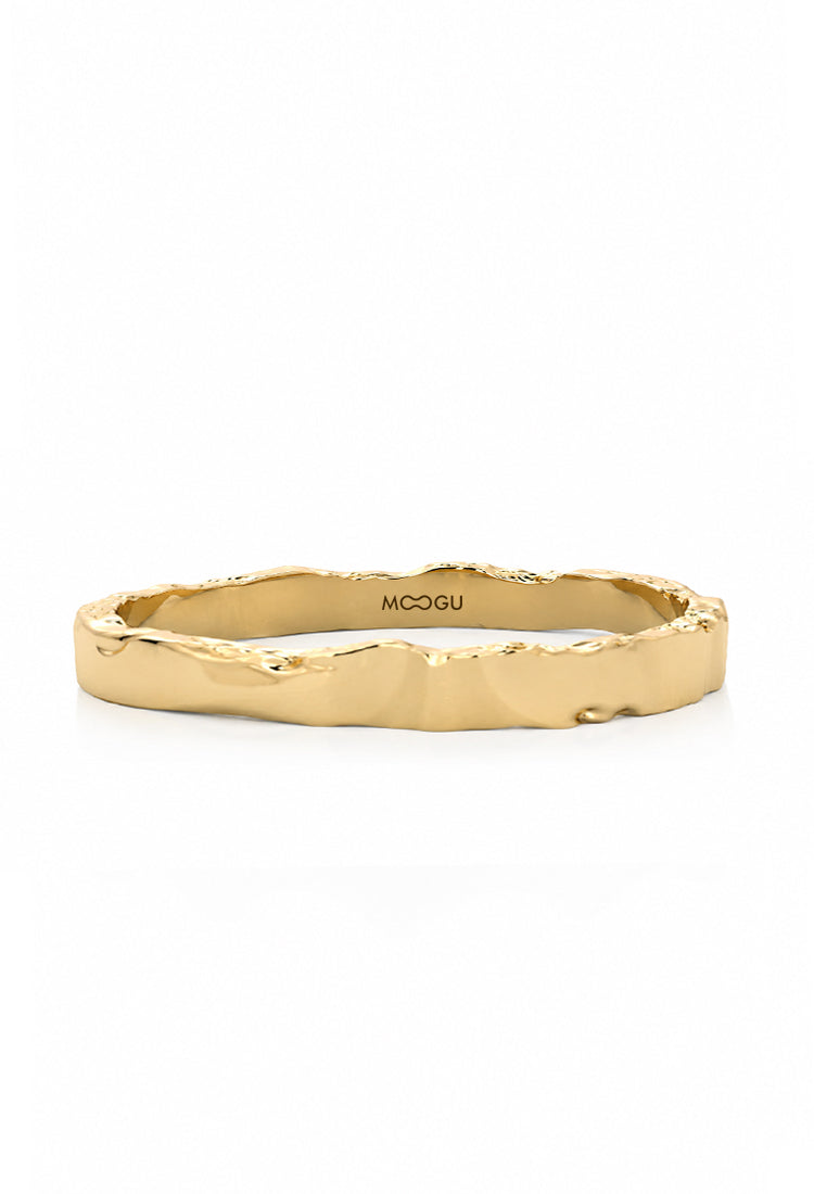 Verigheta din aur 14k Terra Gold, 2mm, design unic, lucrată manual, colecția MOOGU