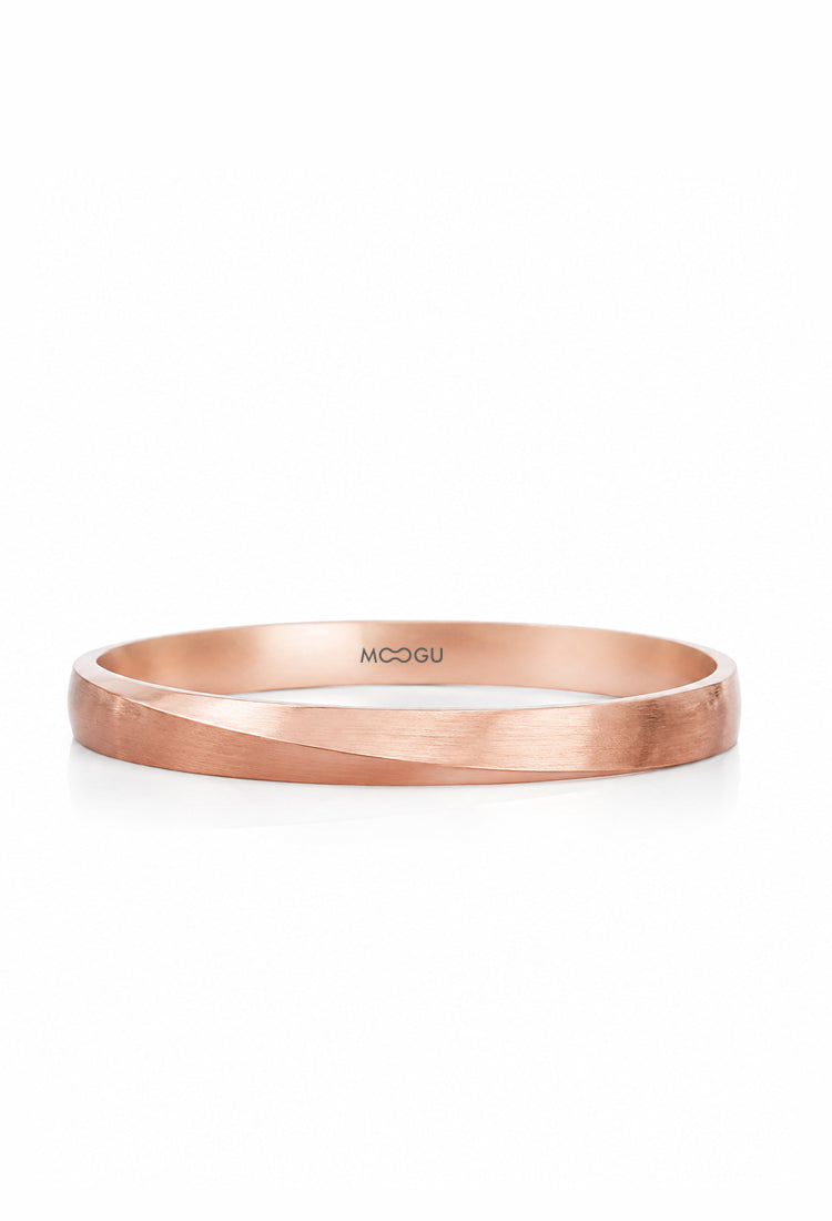 Verigheta din aur 14k Endless, 3 mm, design unic, lucrată manual, colecția MOOGU