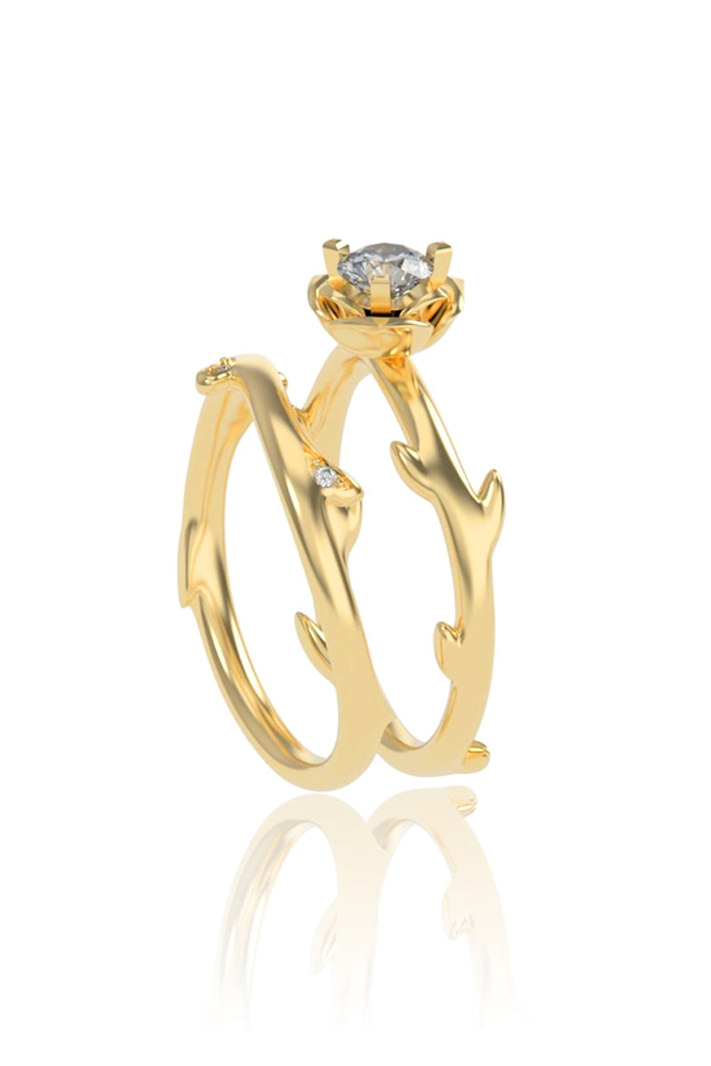 Love and Rose Gold Rings