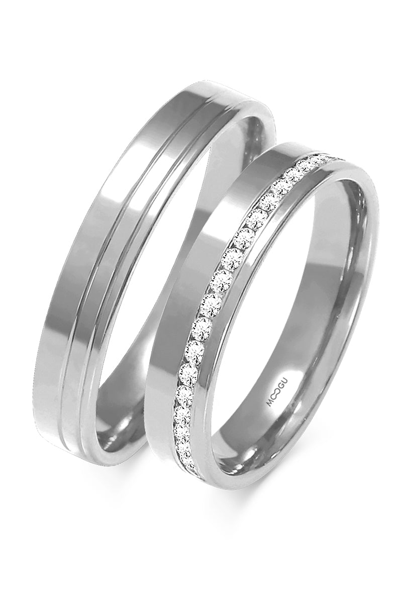 Different Eternity Wedding Rings