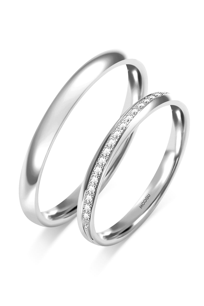 Different Eternity Wedding Rings