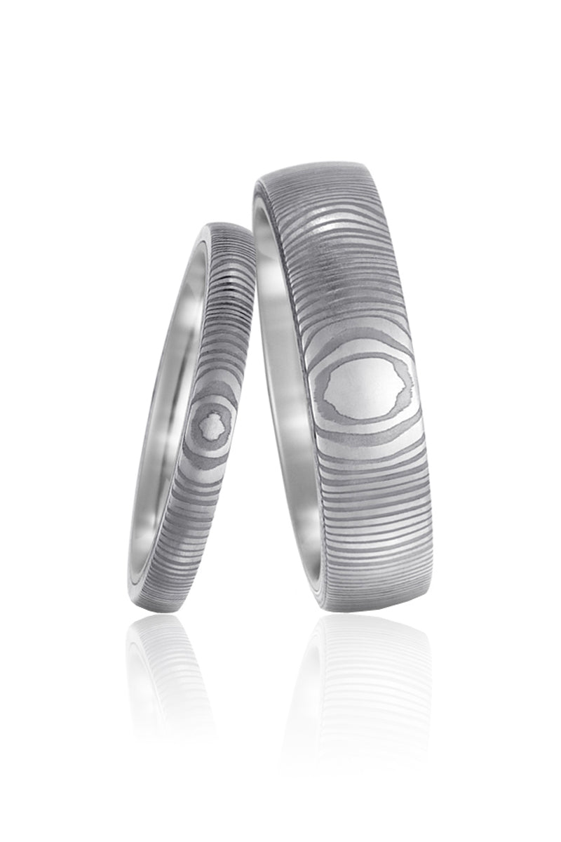 Damascus Titan Rings