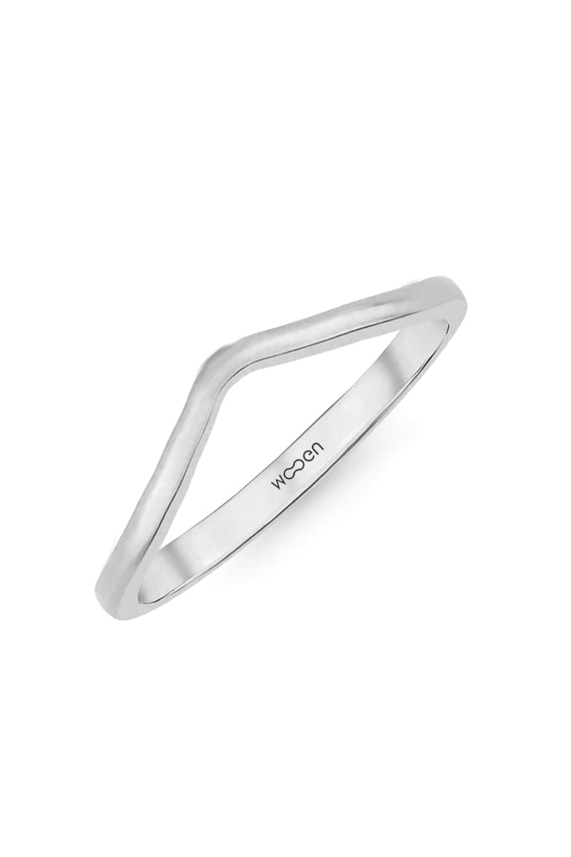 Gold V Shape Ring