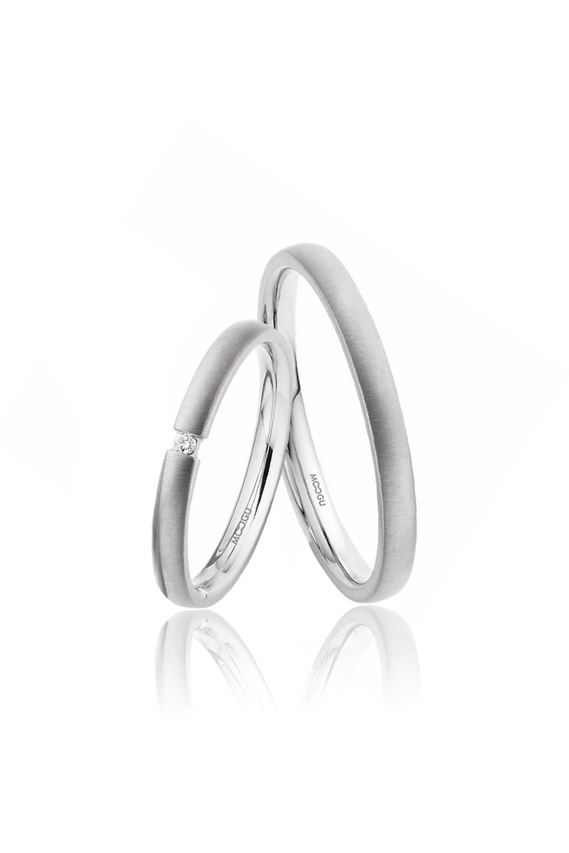 Platinum and Diamond Wedding Rings