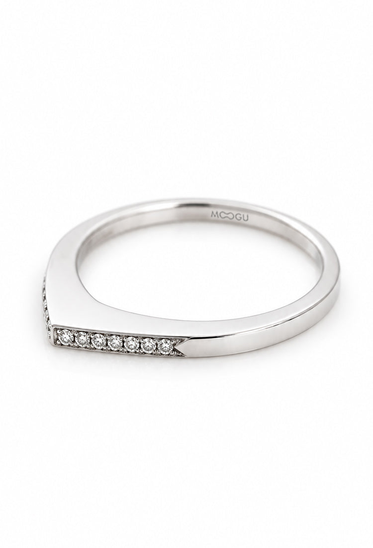 Triangle Sparks Engagement Ring