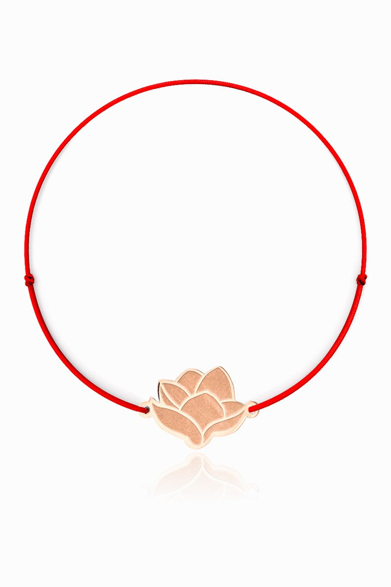 14k Gold Magnolia Bracelet