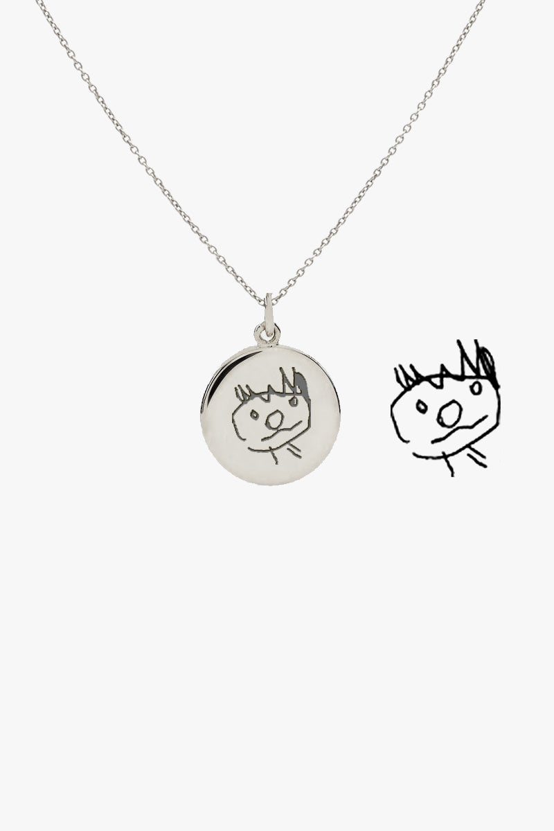 Colier Coin Little Artist Argint