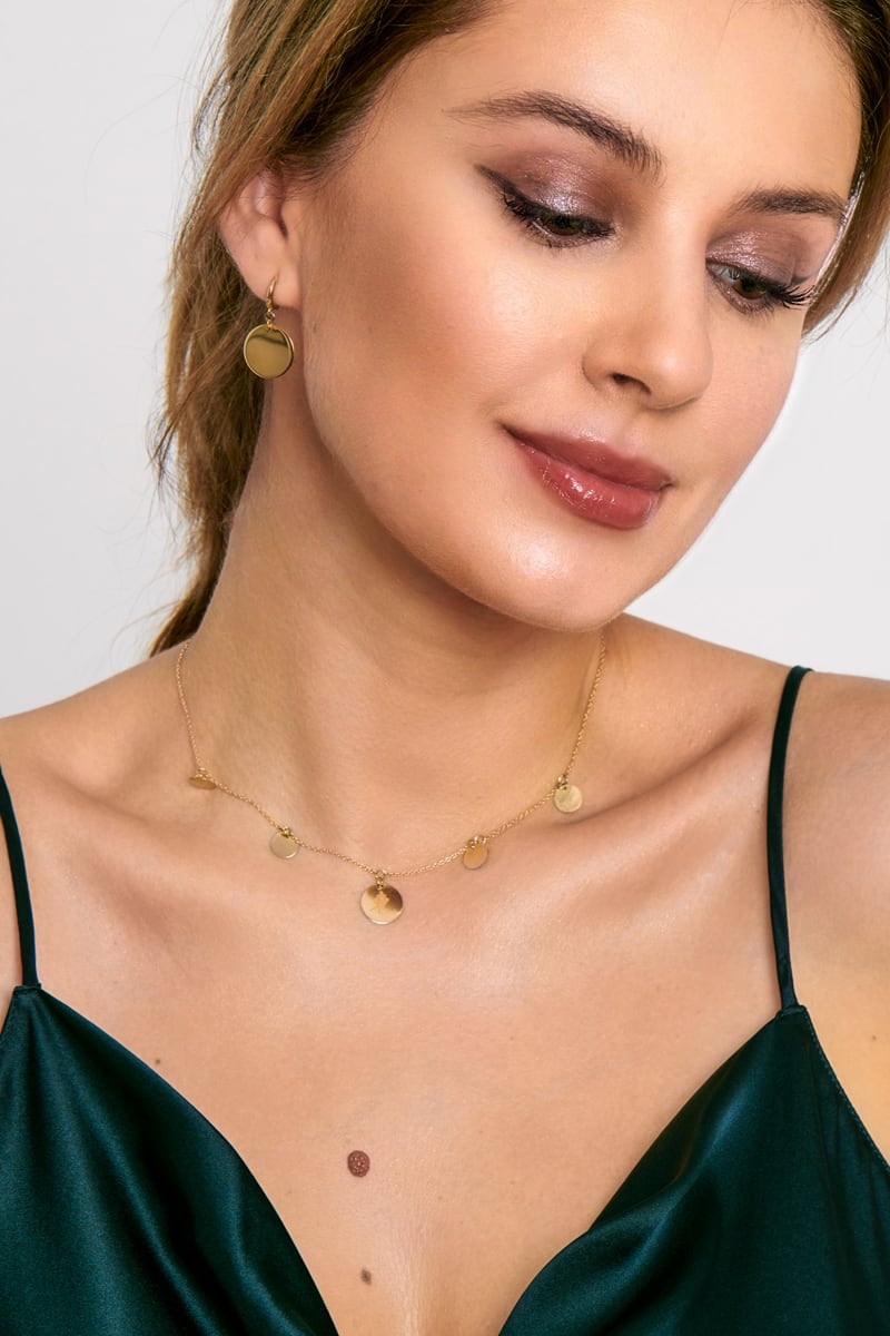 Coin Choker Necklace