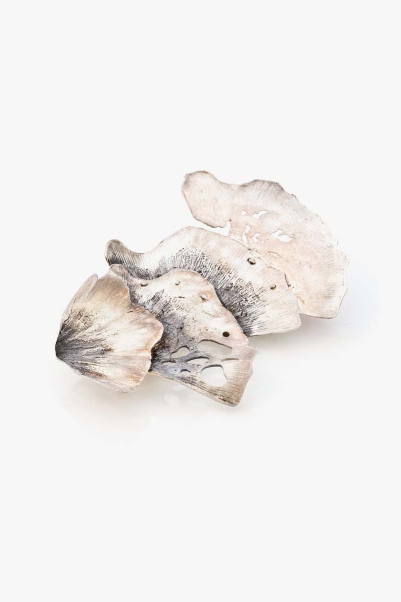 Ginkgo Brooch