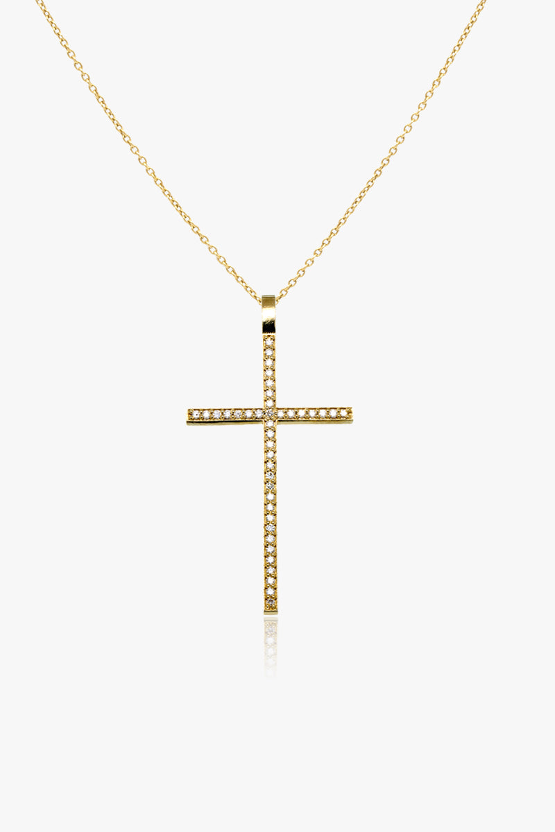 Colier/Pandantiv Diamond Cross