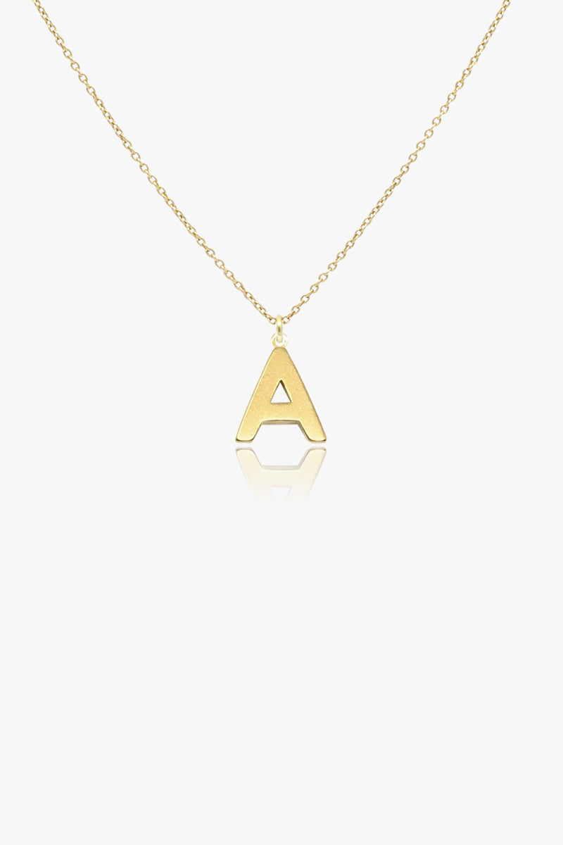 Silver Letter Necklace