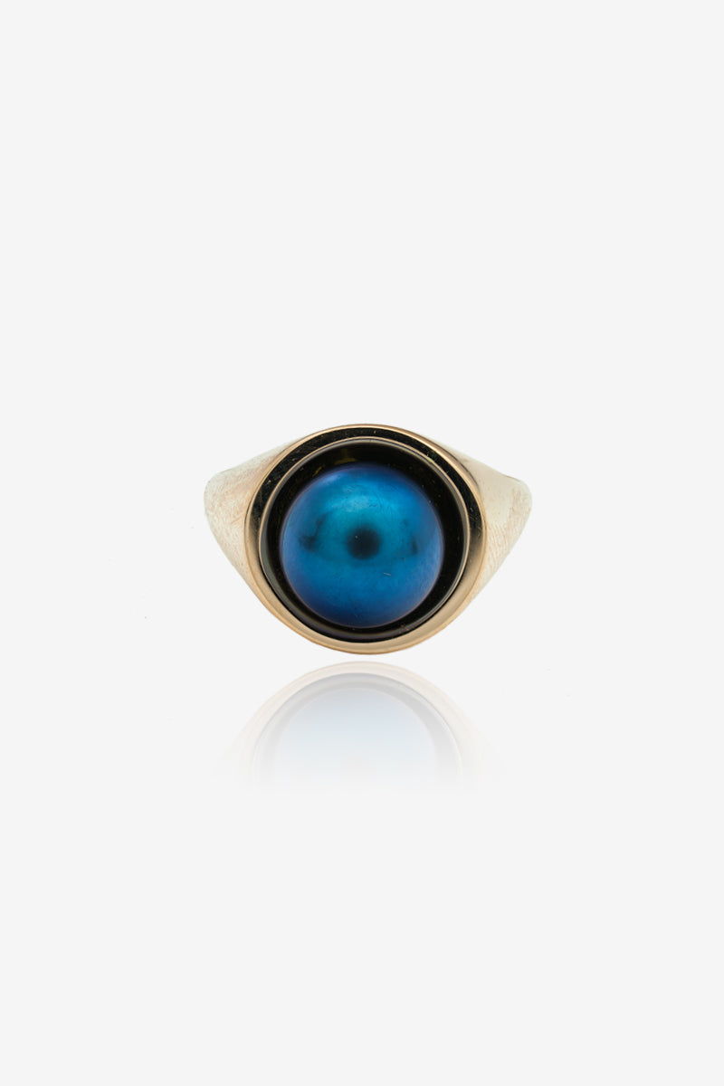 Tahiti Pearl Signet Ring