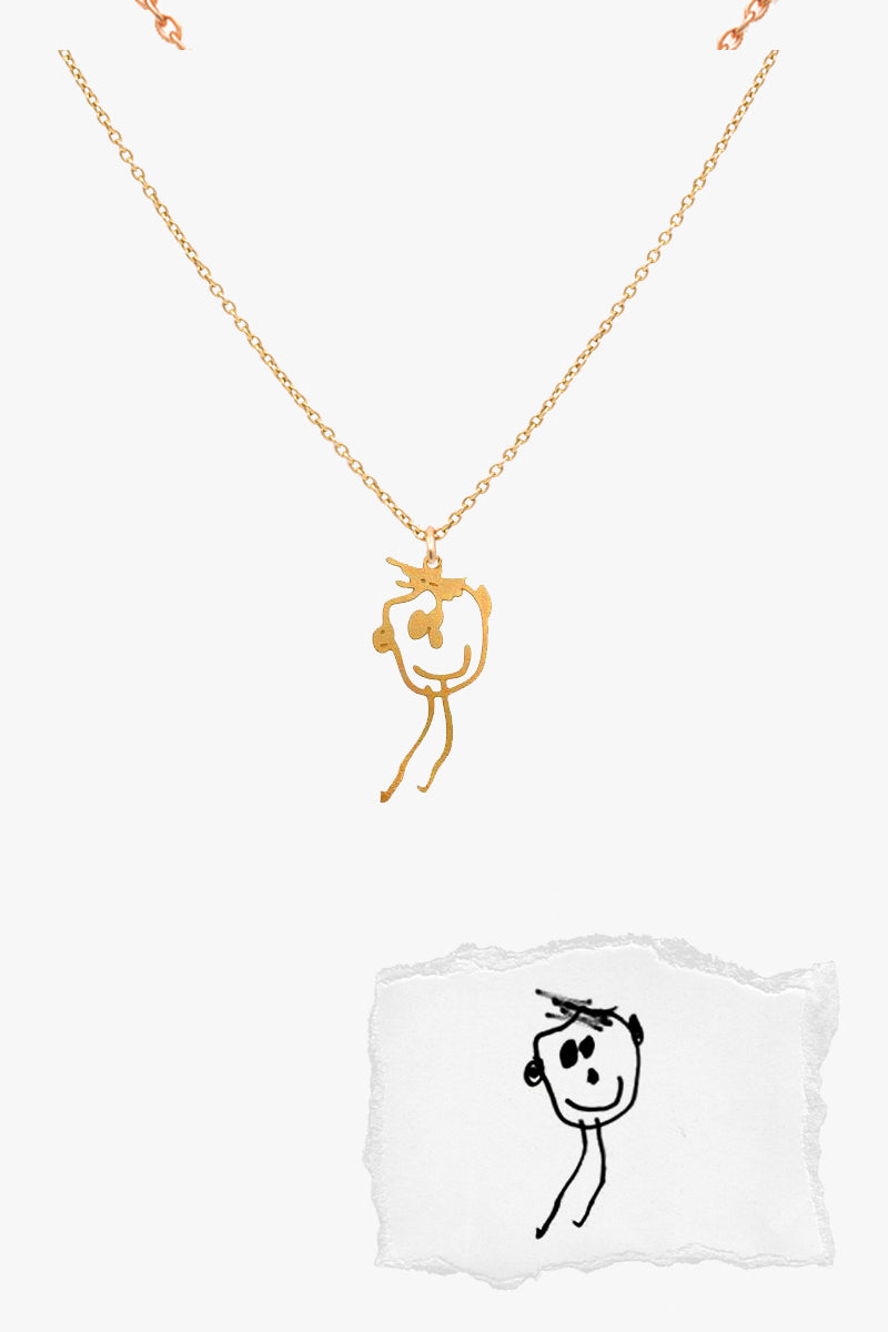 Colier Little Artist Argint