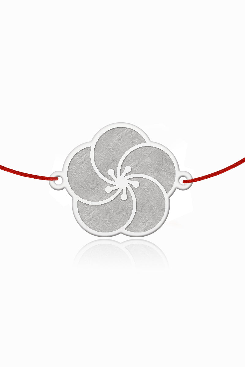 Cherry Blossom Silver Bracelet