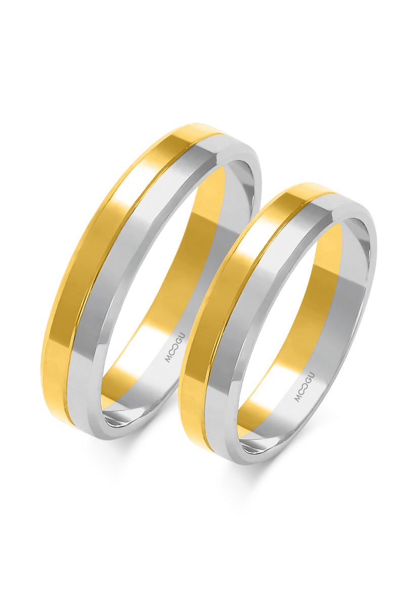 Gold Wedding Rings Gold Line