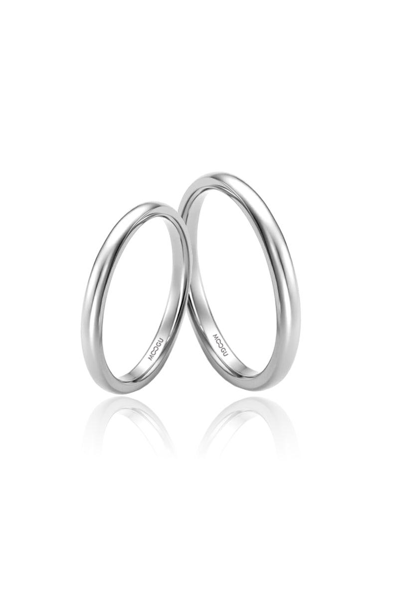 So Simple Platinum Wedding Rings