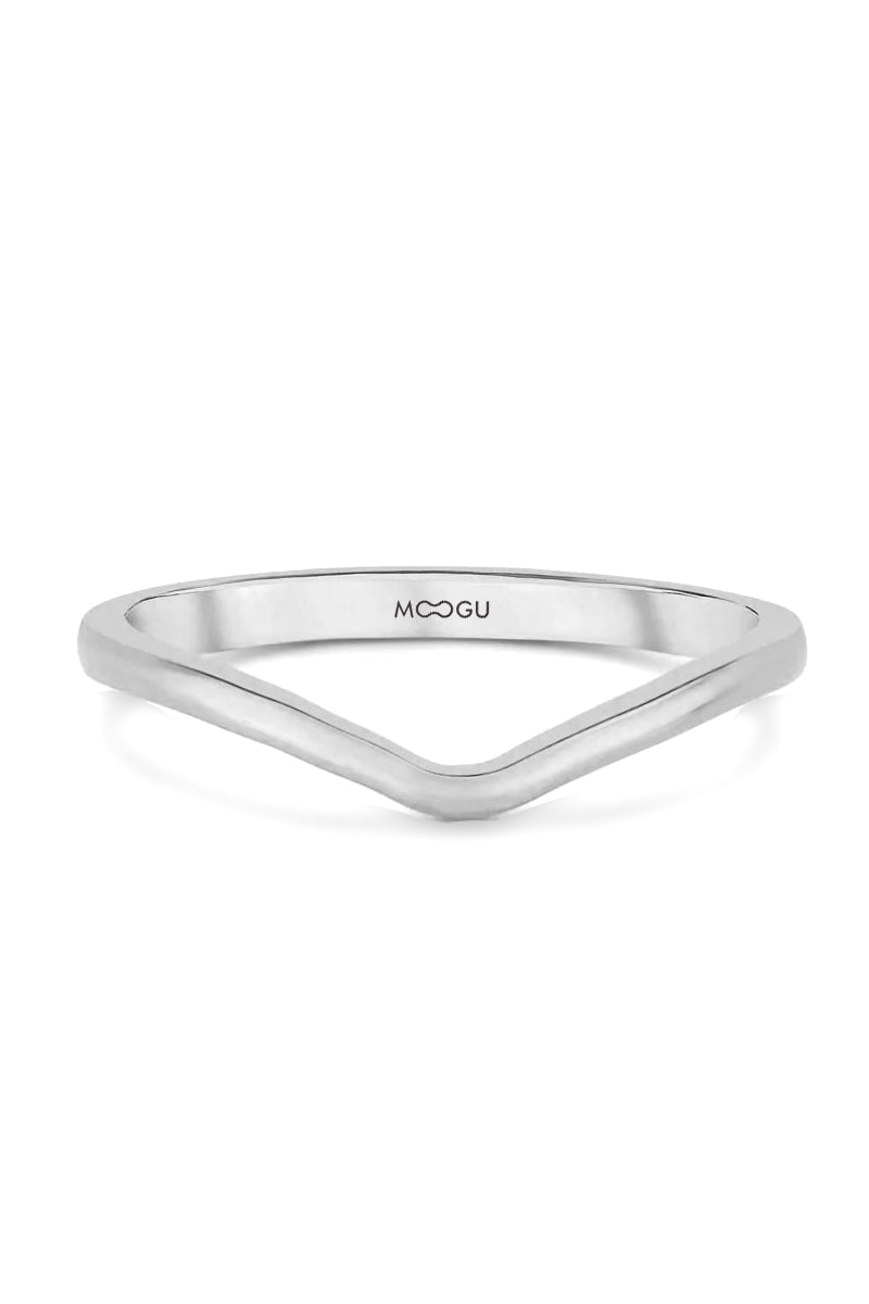Gold V Shape Ring