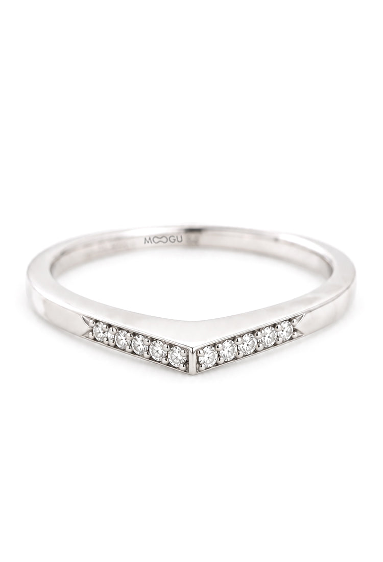 Triangle Sparks Engagement Ring