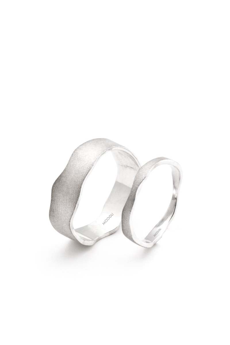 Waves Wedding Bands