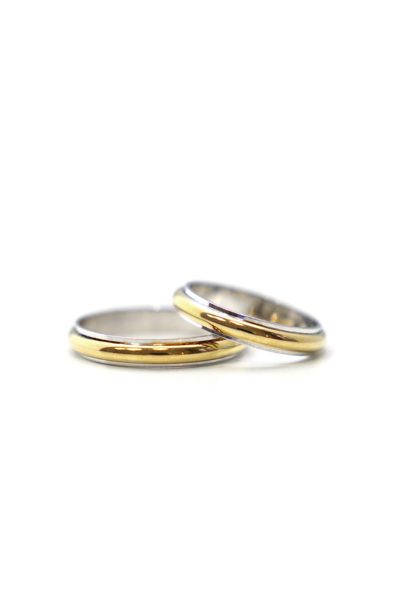 Gold Line Wedding Bands