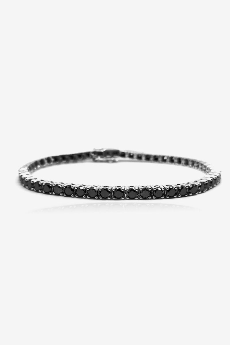 Tennis Bracelet Black Diamonds 3.5