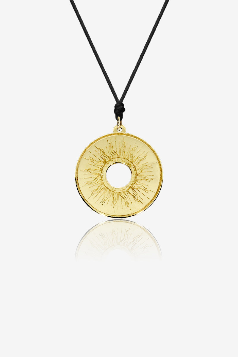 Colier/Pandantiv Gold Sun