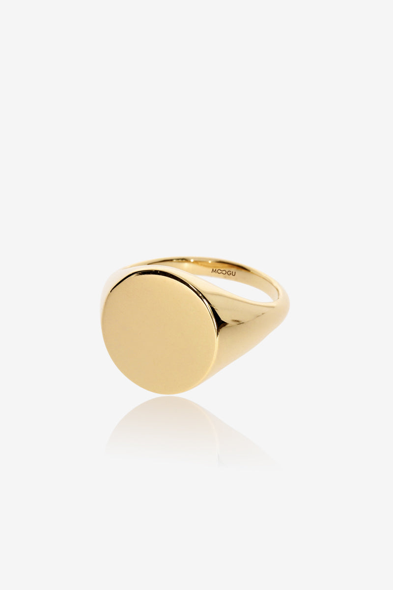 Round Signet Ring