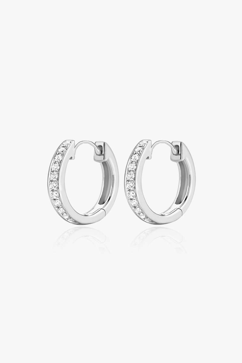 Cercei Baby Diamond Little Hoops