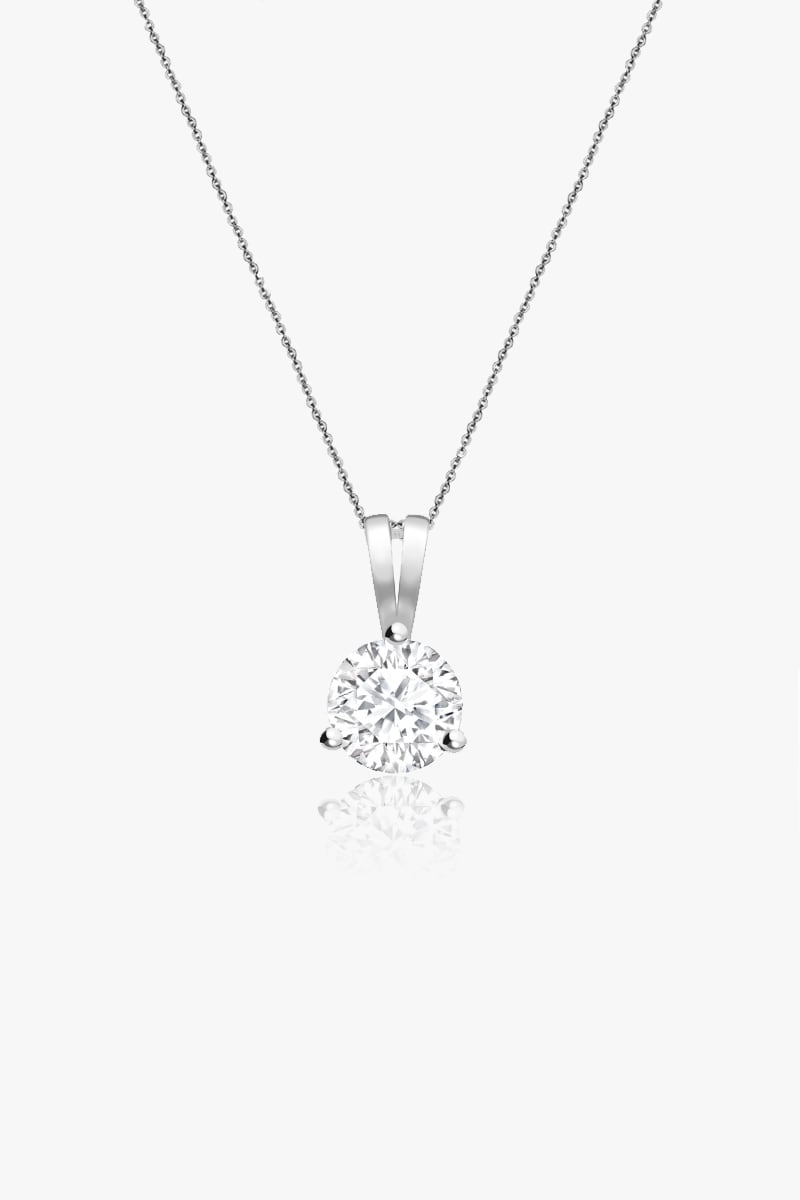 Colier Solitaire Diamond Pendant