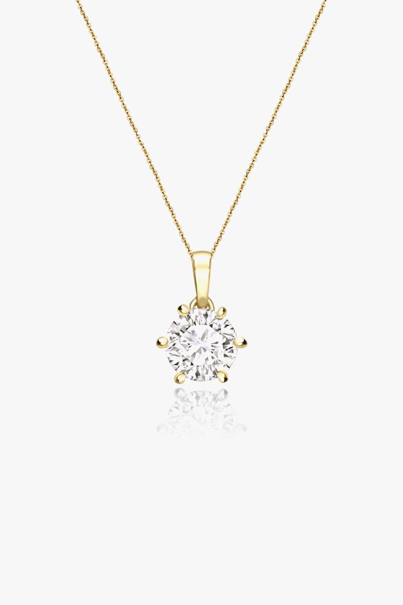 Colier Solitaire Diamond Drop