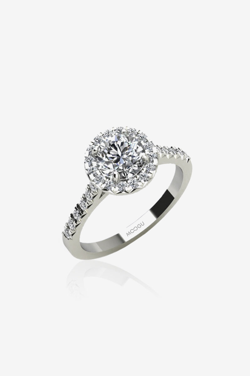 Halo Engagement Ring